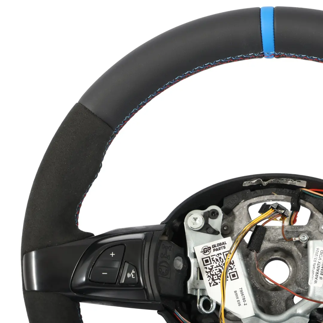 NUOVO Nero Pelle Alcantara M Sport Multifunzione per BMW Z4 E85 Volante con numero di parte 7906780 BMW Z4 E85 Volante NUOVO Nero Pelle Alcantara M Sport Multifunzione - SKU 7906780-2 - Numero di parte 7906780