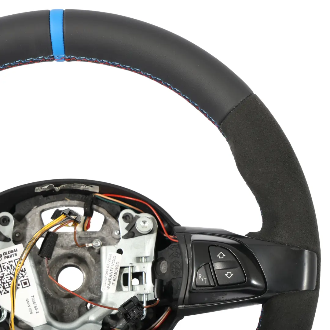 NUOVO Nero Pelle Alcantara M Sport Multifunzione per BMW Z4 E85 Volante con numero di parte 7906780 BMW Z4 E85 Volante NUOVO Nero Pelle Alcantara M Sport Multifunzione - SKU 7906780-2 - Numero di parte 7906780