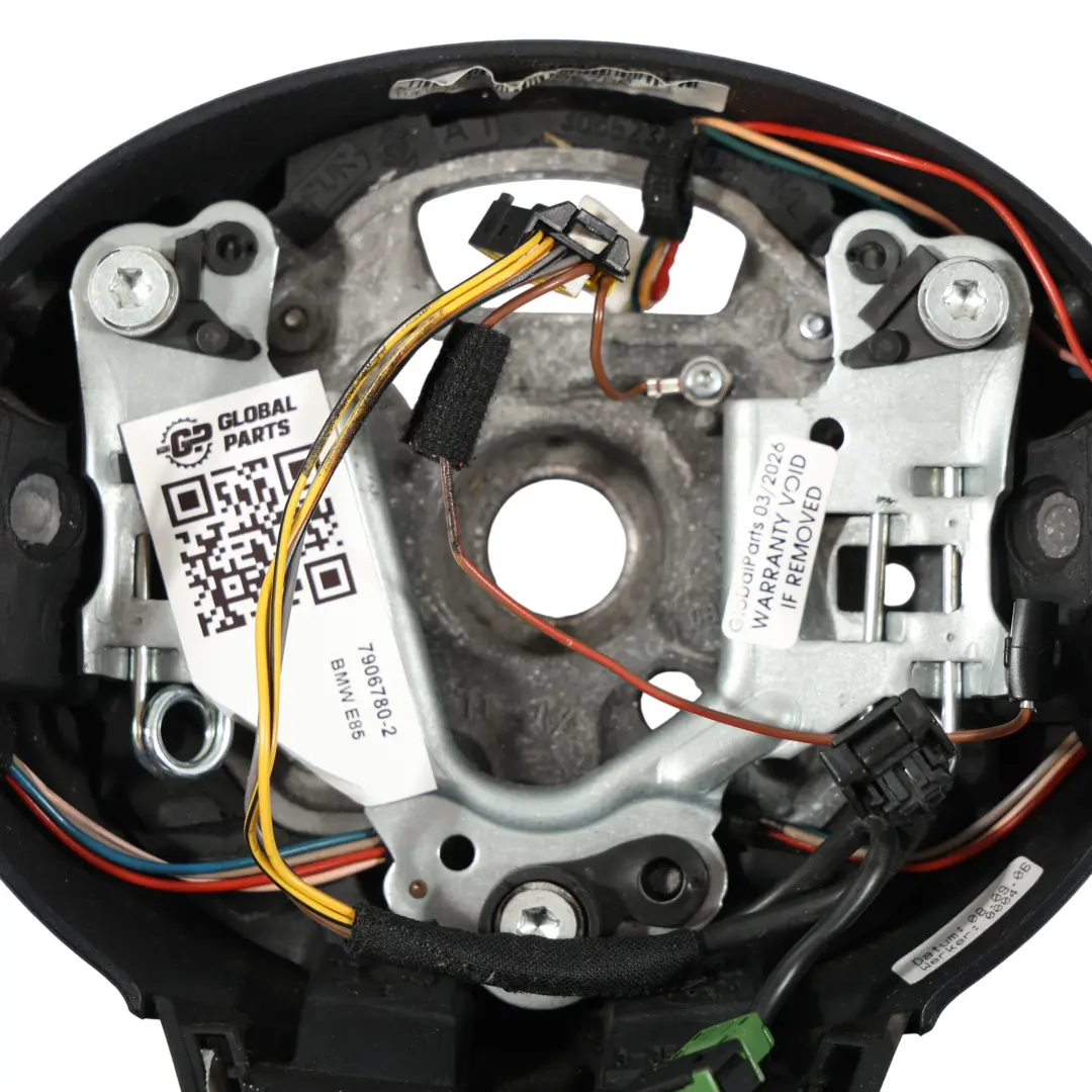 BMW Z4 E85 Volante NUOVO Nero Pelle Alcantara M Sport Multifunzione - SKU 7906780-2 - Numero di parte 7906780