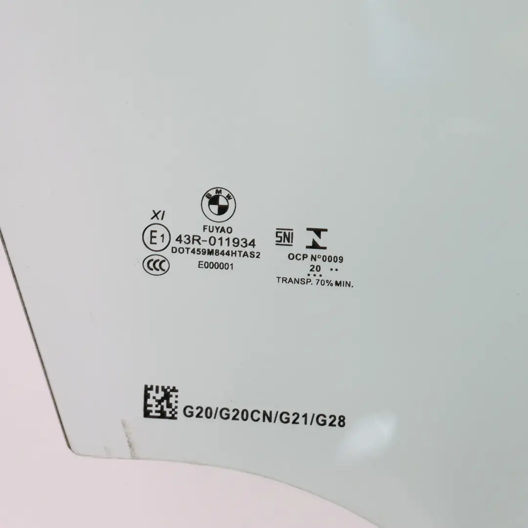 BMW G20 Door Window Glass Glazing Front Right O/S VSG - SKU 7933440 - Part number 7933440