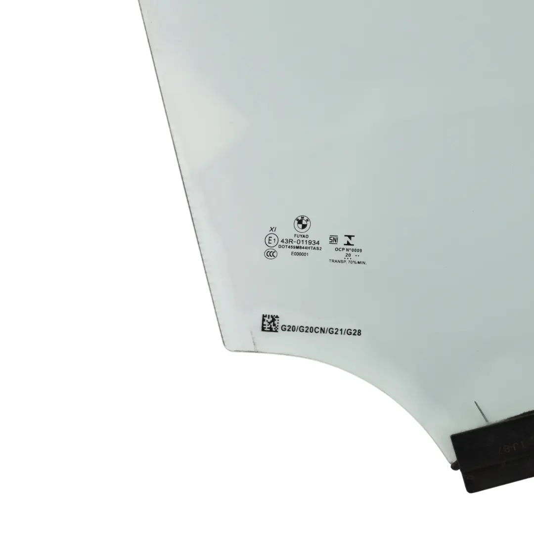 Door Window Glass Glazing Front Right O/S VSG to BMW G20 with Part number 7933440 BMW G20 Door Window Glass Glazing Front Right O/S VSG - SKU 7933440 - Part number 7933440