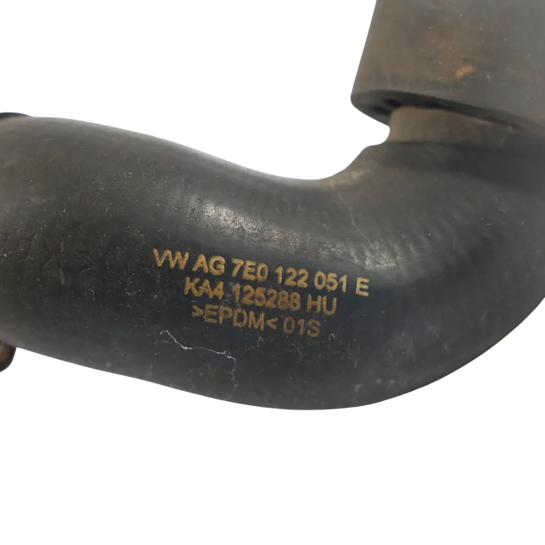 Volkswagen Transporter T5 Coolant Hose Radiator Water Pipe 2.0 TDI - SKU 7E0122051E-1 - Part number 7E0122051E