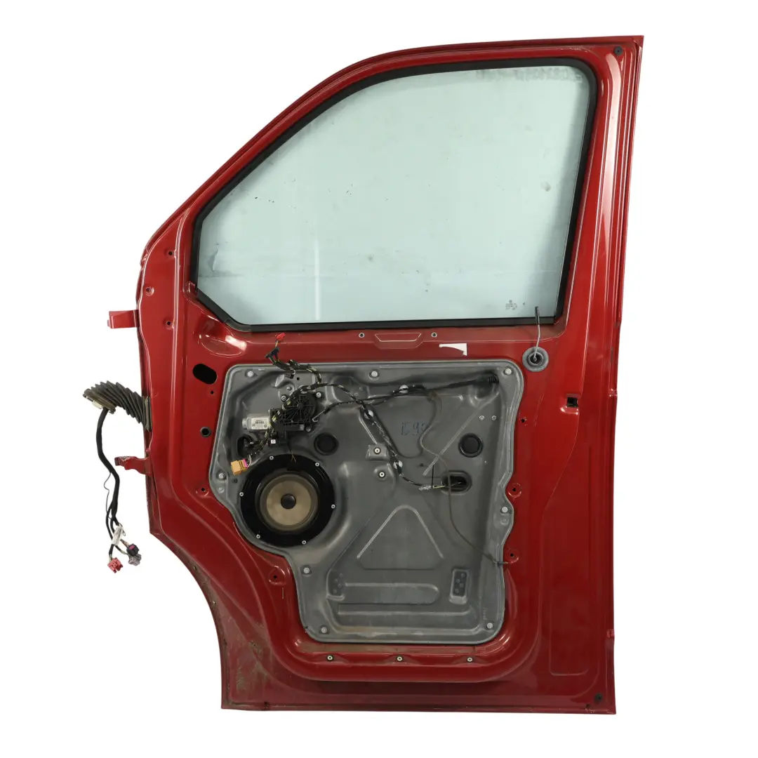VW Volkswagen Transporter T6 Door Front Right O/S Murano Red - C3X - SKU 7E0831056F-MUR - Part number 7E0831056F