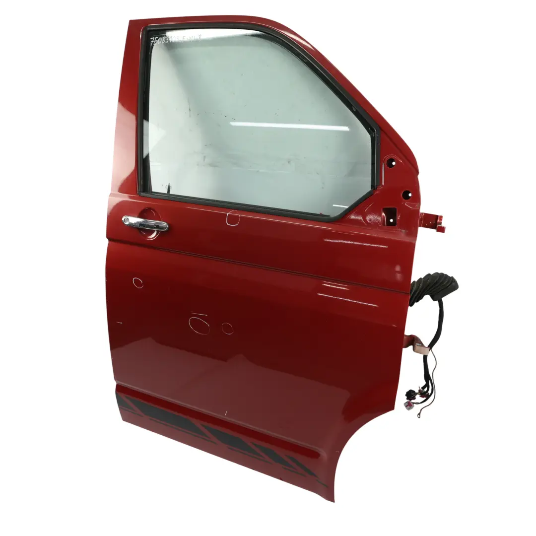 VW Volkswagen Transporter T6 Door Front Right O/S Murano Red - C3X - SKU 7E0831056F-MUR - Part number 7E0831056F