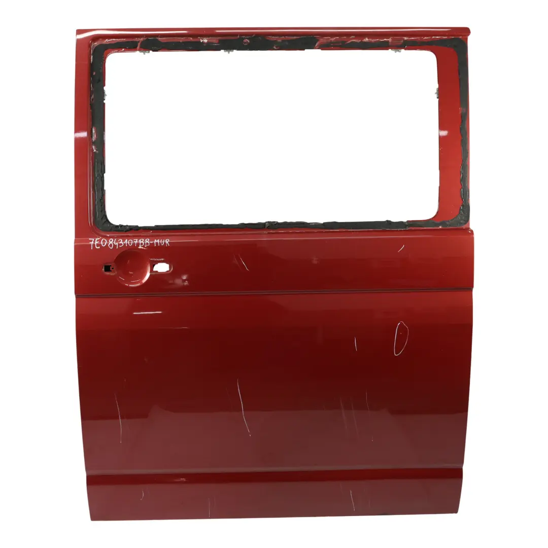 Volkswagen Transporter T6 Drzwi Przesuwne Tylne Lewe Czerwony Murano C3X - SKU 7E0843107BB-MUR - Numer Części 7E0843107BB