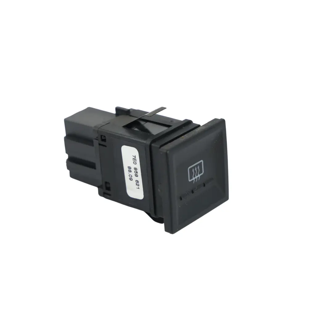 Heckscheiben Heizung Schalter Taste für Volkswagen VW Transporter T5 mit Teilenummer 7E0959621 Volkswagen VW Transporter T5 Heckscheiben Heizung Schalter Taste - SKU 7E0959621 - Teilenummer 7E0959621