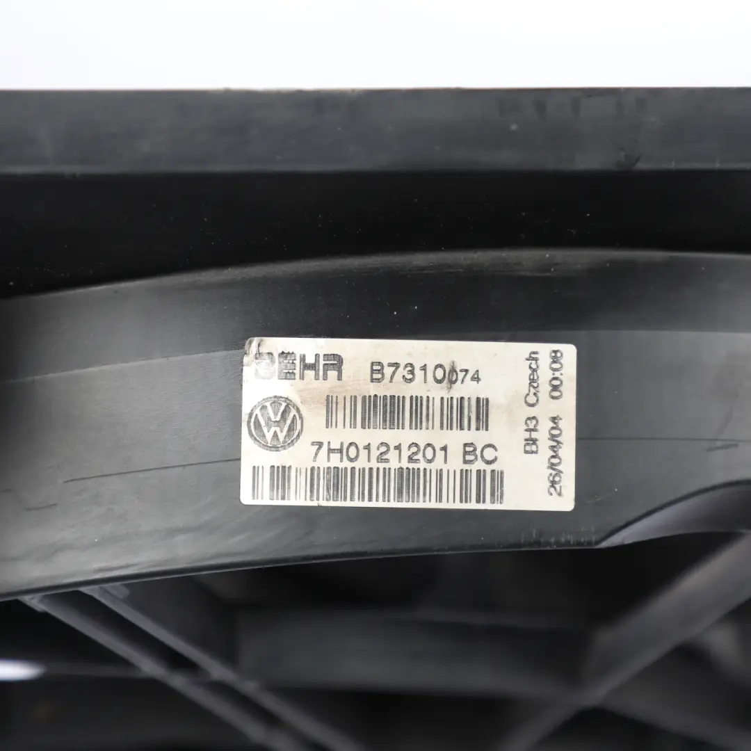 Cooling Radiator Fan Shroud to VW Volkswagen Transporter T5 Engine with Part number 7H0121201BC VW Volkswagen Transporter T5 Engine Cooling Radiator Fan Shroud - SKU 7H0121201BC - Part number 7H0121201BC