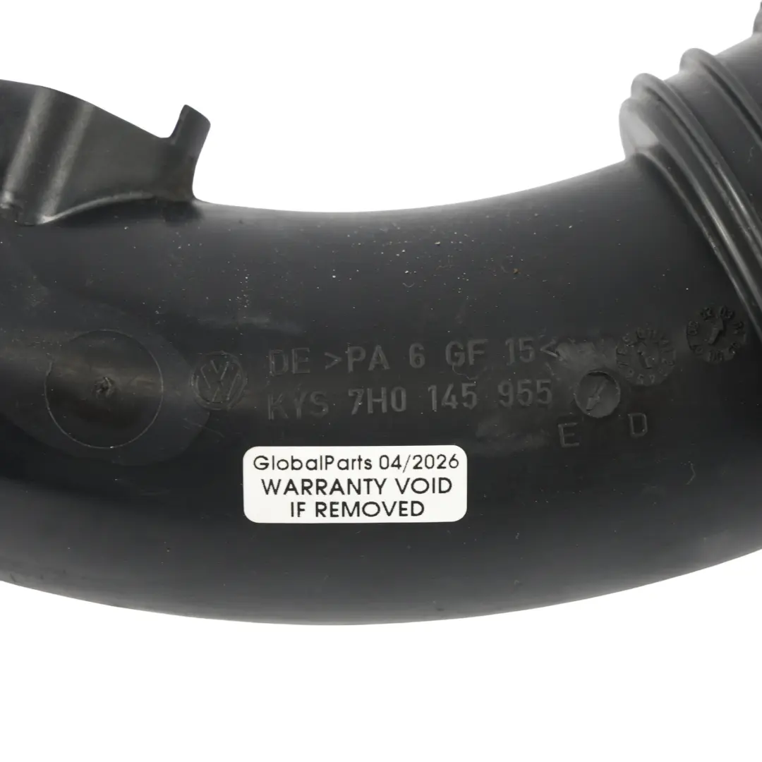 Volkswagen Transporter T5 7H 7J Turbo Luft Kühler Schlauch Rohr - SKU 7H0145955E - Teilenummer 7H0145955E