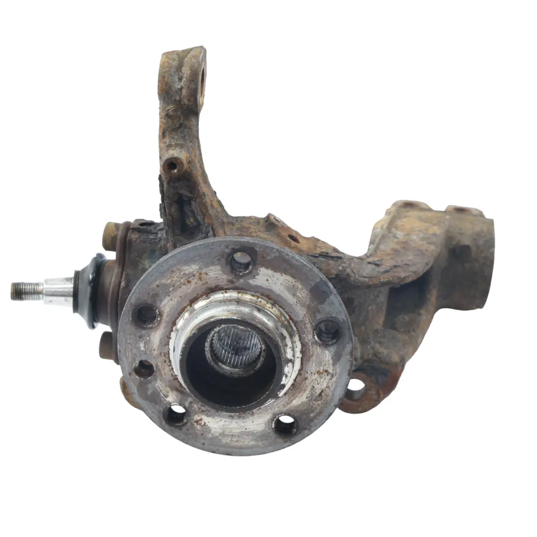 Zwrotnica Piasta Koła Przednia Prawa do Volkswagen Transporter T5 o numerze 7H0407258G Volkswagen Transporter T5 Zwrotnica Piasta Koła Przednia Prawa - SKU 7H0407258G-1 - Numer Części 7H0407258G