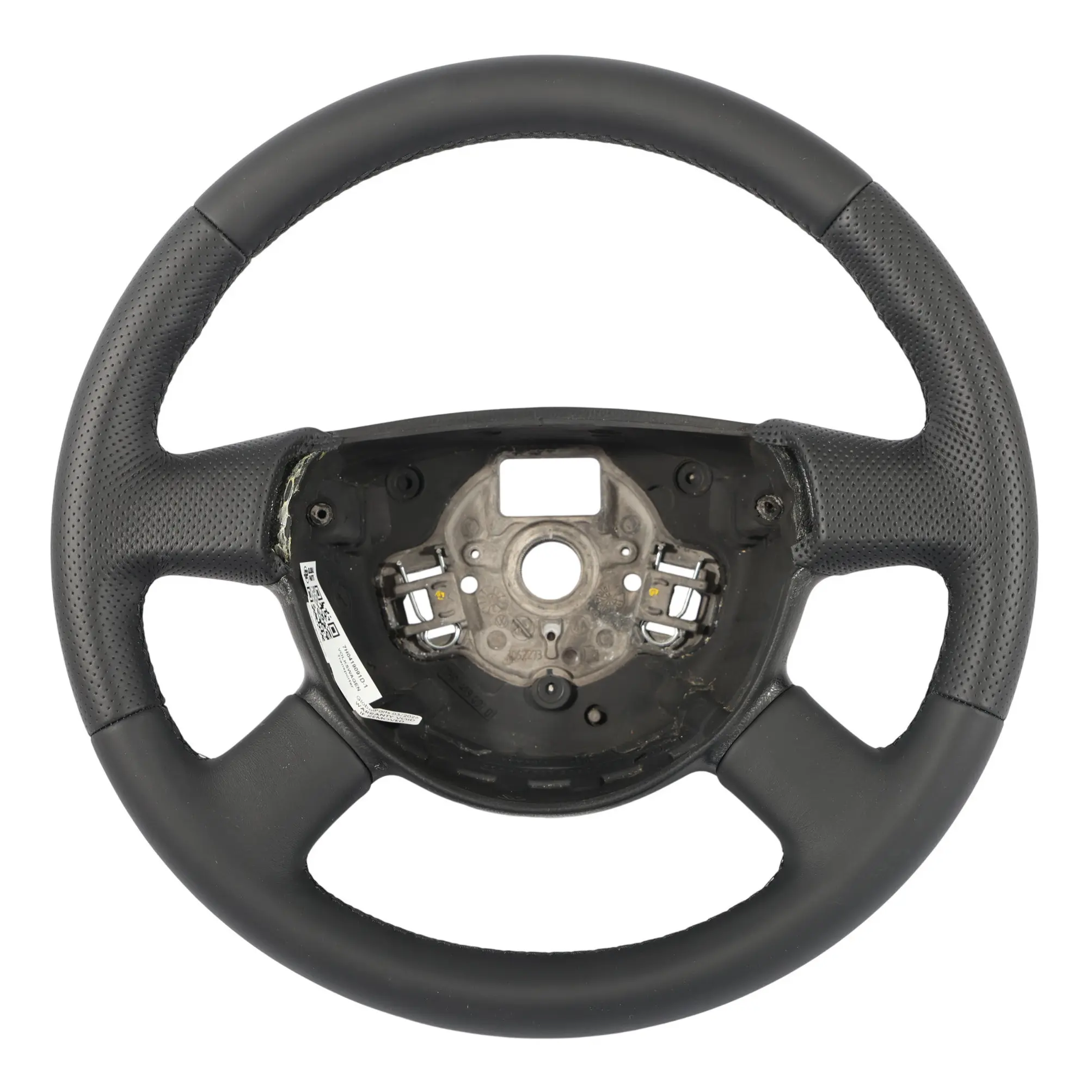 VW Volkswagen Transporter T5 Steering Wheel NEW Black Leather 7H0419091D