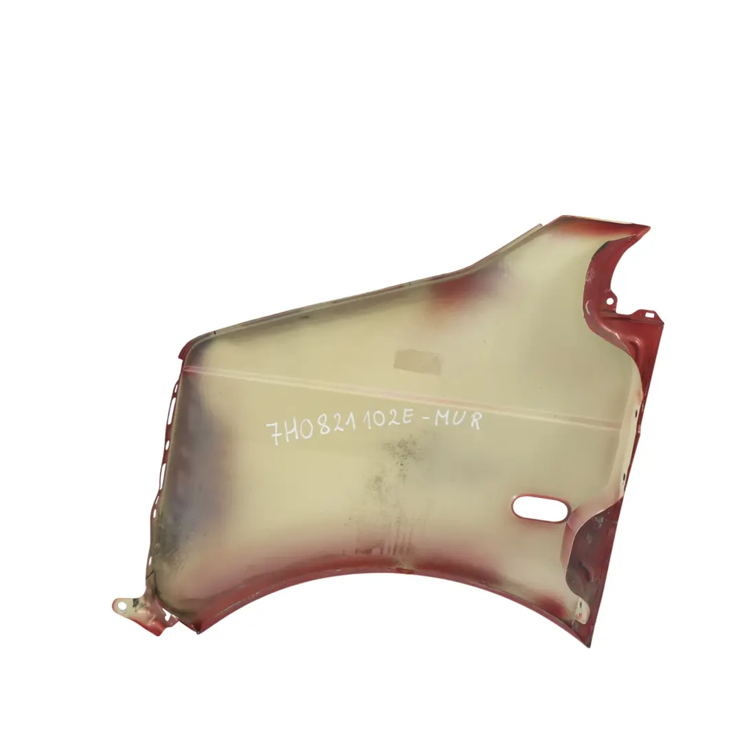 Kotflügel Vorne Rechts Murano Rot Metallic C3X für Volkswagen Transporter T5 mit Teilenummer 7H0821102E Volkswagen Transporter T5 Kotflügel Vorne Rechts Murano Rot Metallic C3X - SKU 7H0821102E-MUR - Teilenummer 7H0821102E