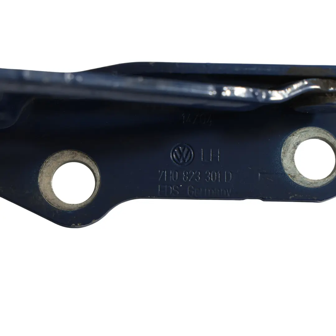 Volkswagen Transporter T5 Engine Hood Bonnet Hinge Left N/S Indian Blue - L5M - SKU 7H0823301D-INBL - Part number 7H0823301D-INBL