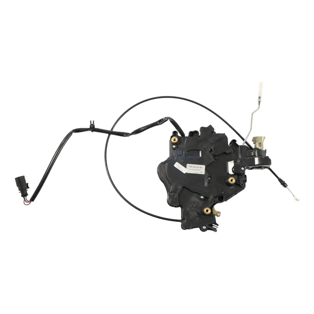 Volkswagen Transporter T5 Sliding Door Lock Catch Latch Left N/S - SKU 7H0843653BG - Part number 7H0843653BG