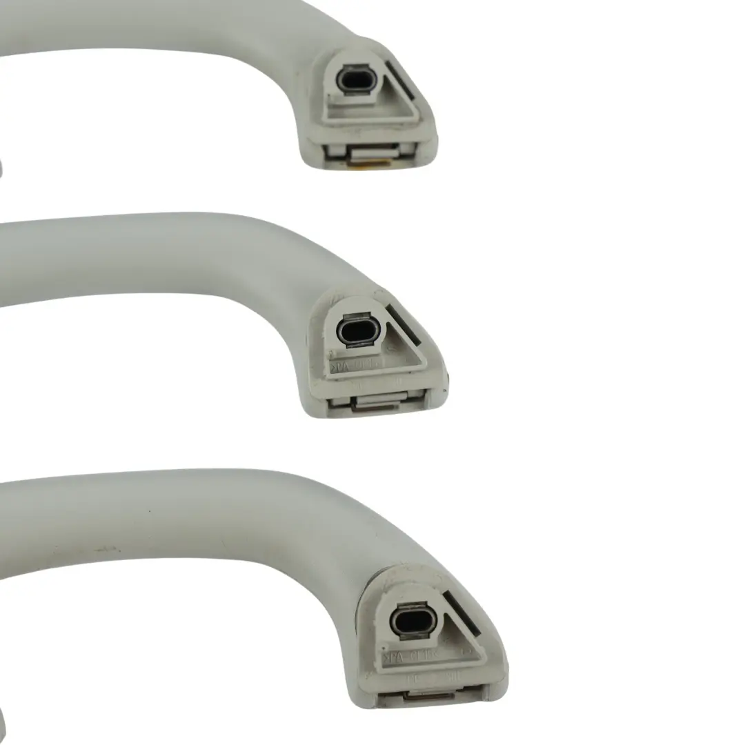 Headliner Roof Grab Handle Set Of 3 to VW Volkswagen Transporter T5 Rear with Part number 7H0857607F VW Volkswagen Transporter T5 Rear Headliner Roof Grab Handle Set Of 3 - SKU 7H0857607F - Part number 7H0857607F