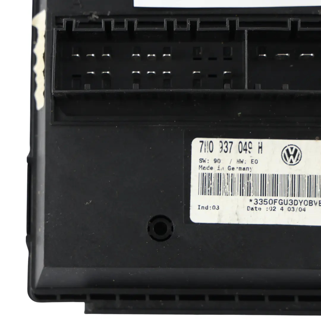 Volkswagen Transporter T5 Caravelle Module BCM ECU - SKU 7H0937049H - Numéro de pièce 7H0937049H