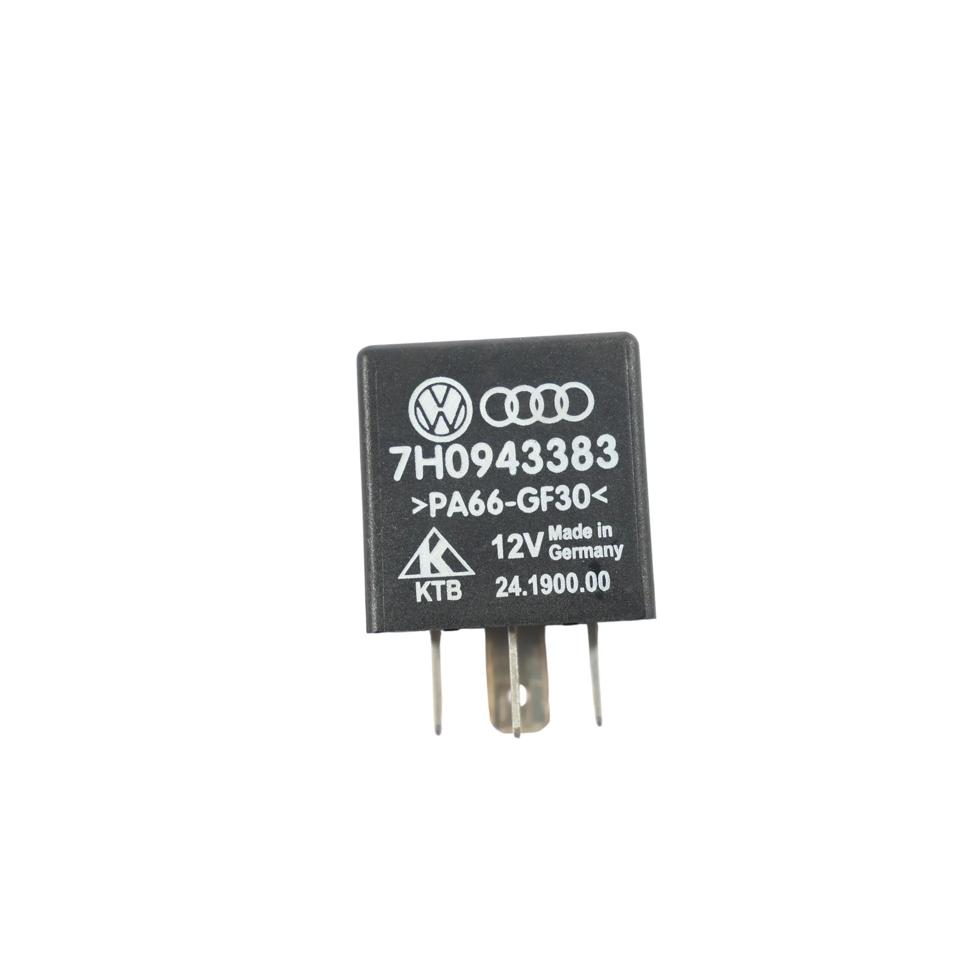 Volkswagen Transporter T5 Relé Negro Unidad Control 5 Pin 12V 472 7H0943383