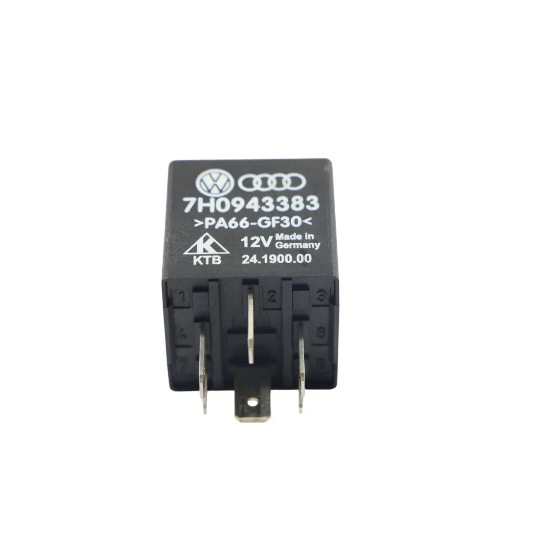 Volkswagen Transporter T5 Relè Nero Centralina 5 Pin 12V 472 - SKU 7H0943383 - Numero di parte 7H0943383
