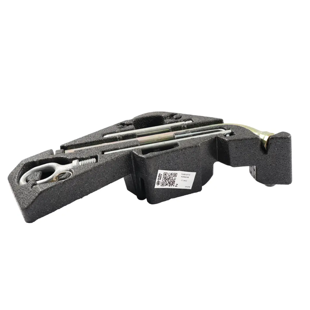 Set Kit Attrezzi Gancio Traino Supporto Schiuma per Porsche Cayenne 955 con numero di parte 7L0012113 Porsche Cayenne 955 Set Kit Attrezzi Gancio Traino Supporto Schiuma - SKU 7L0012113 - Numero di parte 7L0012113