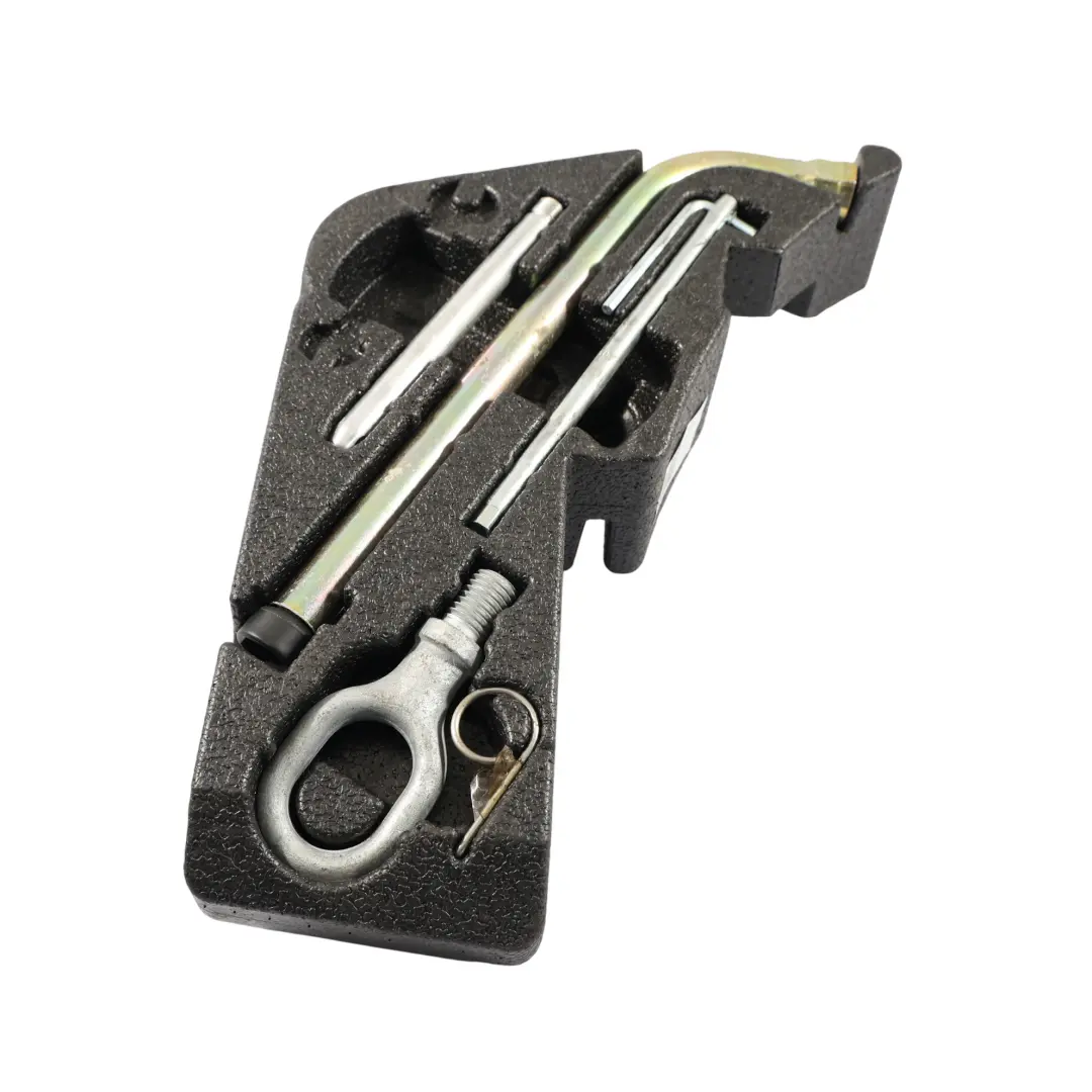 Kit Herramientas Gato Soporte Espuma para Porsche Cayenne 955 con número de pieza 7L0012113 Porsche Cayenne 955 Kit Herramientas Gato Soporte Espuma - SKU 7L0012113 - Número de pieza 7L0012113