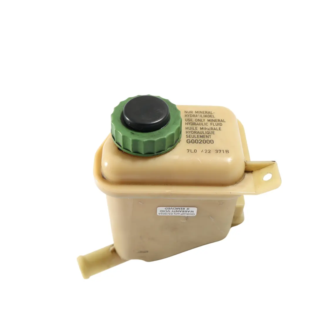 7L Depósito Líquido Dirección Asistida para Volkswagen Touareg con número de pieza 7L0422371B Volkswagen Touareg 7L Depósito Líquido Dirección Asistida - SKU 7L0422371B - Número de pieza 7L0422371B