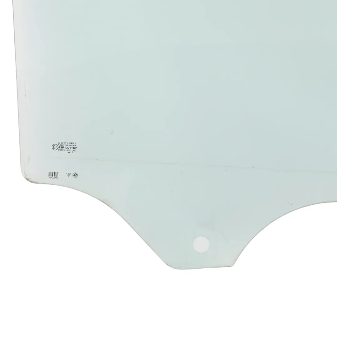 Volkswagen Touareg 7L Rear Door Window Glass Left N/S Side Green AS2 - SKU 7L0845206D - Part number 7L0845206D