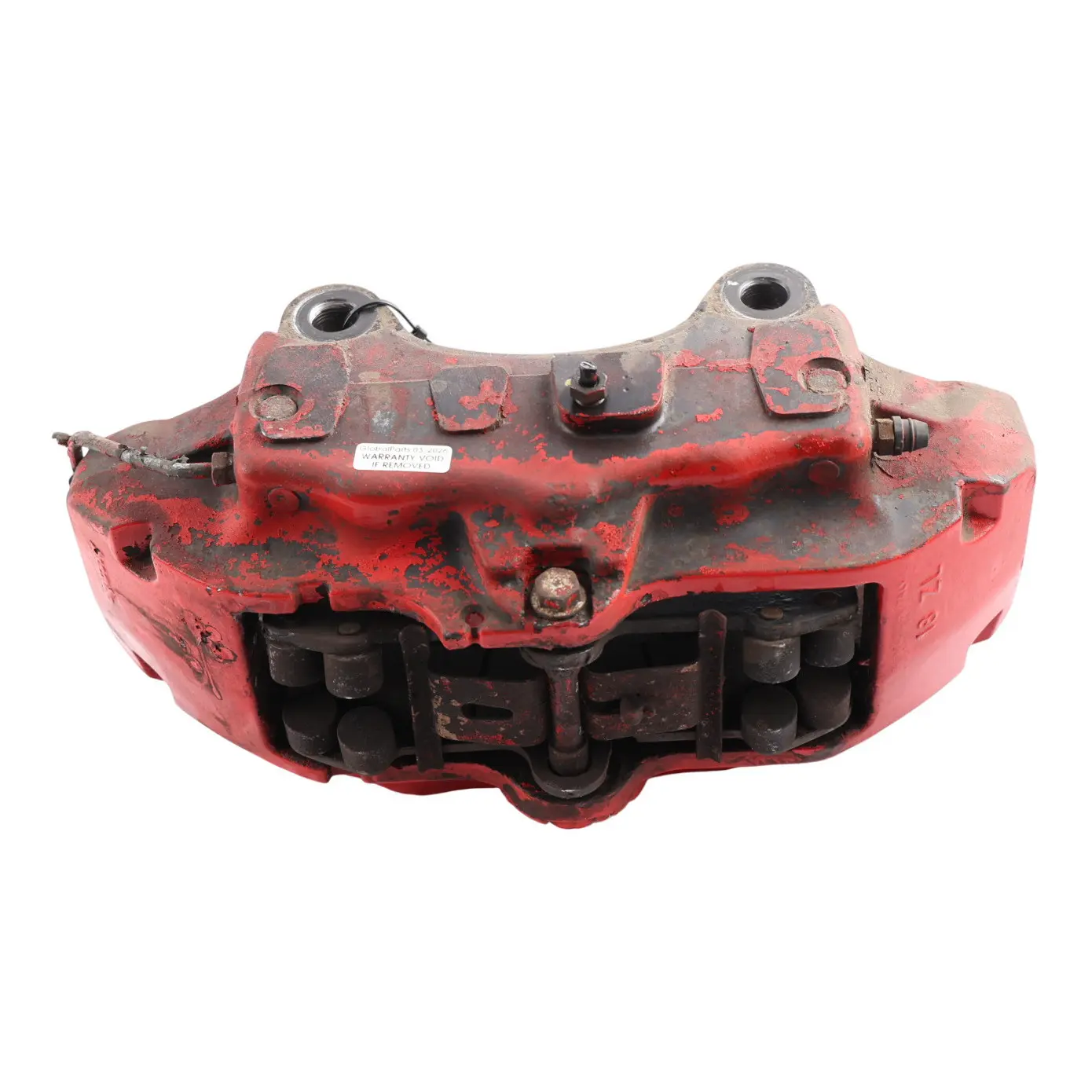 Audi Q7 4L Brake Caliper Housing Brembo Red Rear Left N/S 350x34mm 7L6615149