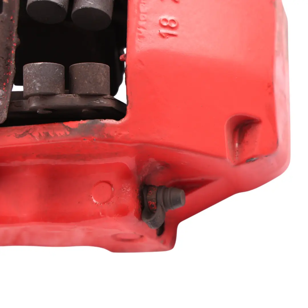 Audi Q7 4L Brake Caliper Housing Brembo Red Rear Left N/S 350x34mm - SKU 7L6615149-3 - Part number 7L6615149