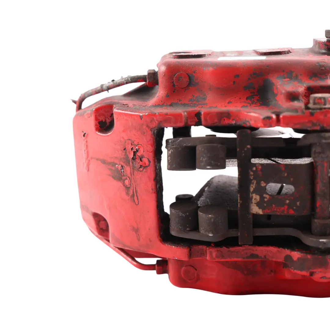 Audi Q7 4L Brake Caliper Housing Brembo Red Rear Left N/S 350x34mm - SKU 7L6615149-3 - Part number 7L6615149