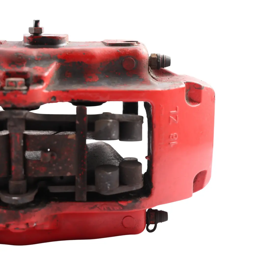 Audi Q7 4L Brake Caliper Housing Brembo Red Rear Left N/S 350x34mm - SKU 7L6615149-3 - Part number 7L6615149
