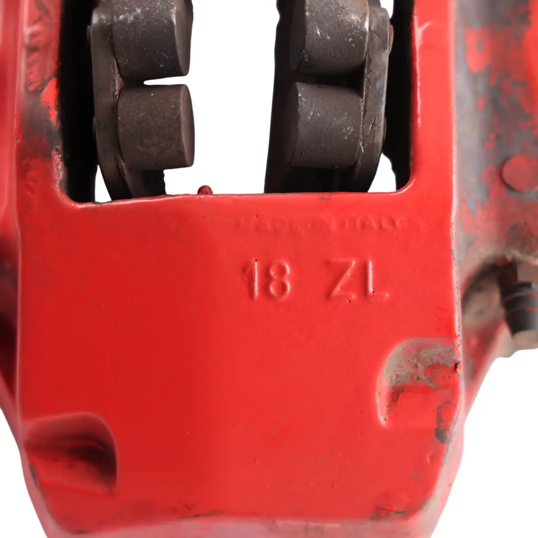 Audi Q7 4L Brake Caliper Housing Brembo Red Rear Left N/S 350x34mm - SKU 7L6615149-3 - Part number 7L6615149