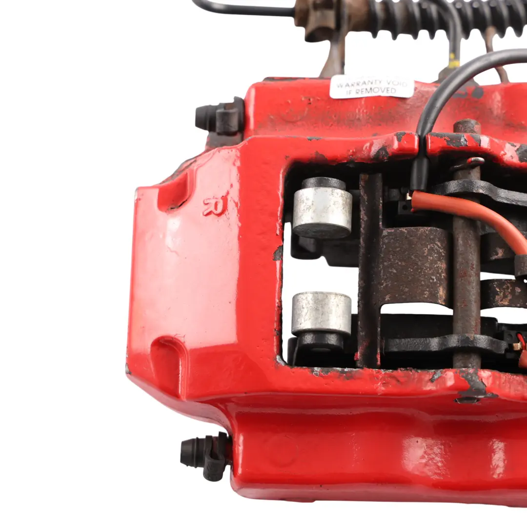 Audi Q7 4L Brake Caliper Housing Brembo Red Rear Right O/S 350x34mm - SKU 7L6615424L-2 - Part number 7L6615424L