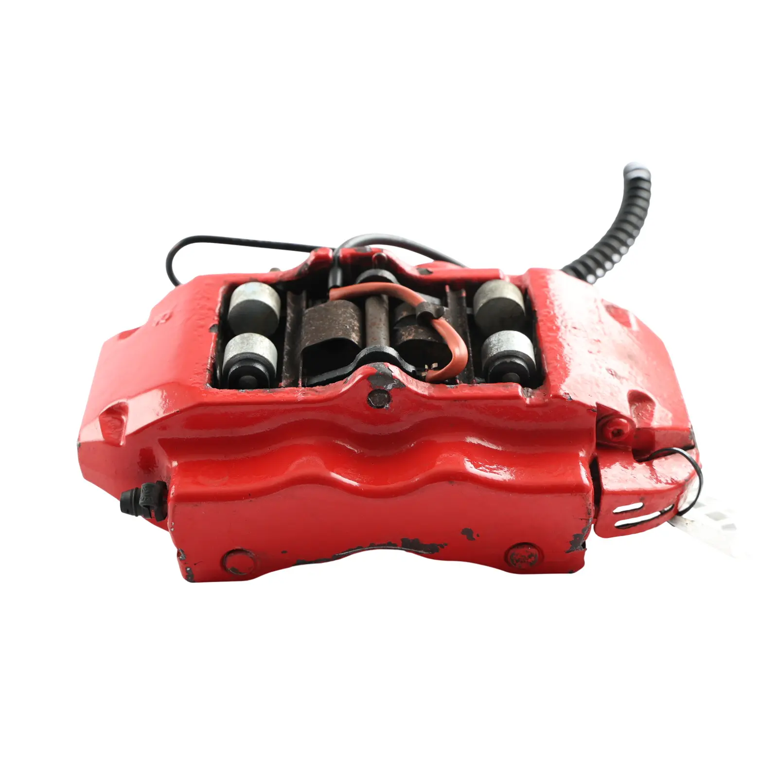 Audi Q7 4L Brake Caliper Housing Brembo Red Rear Right O/S 350x34mm 7L6615424L