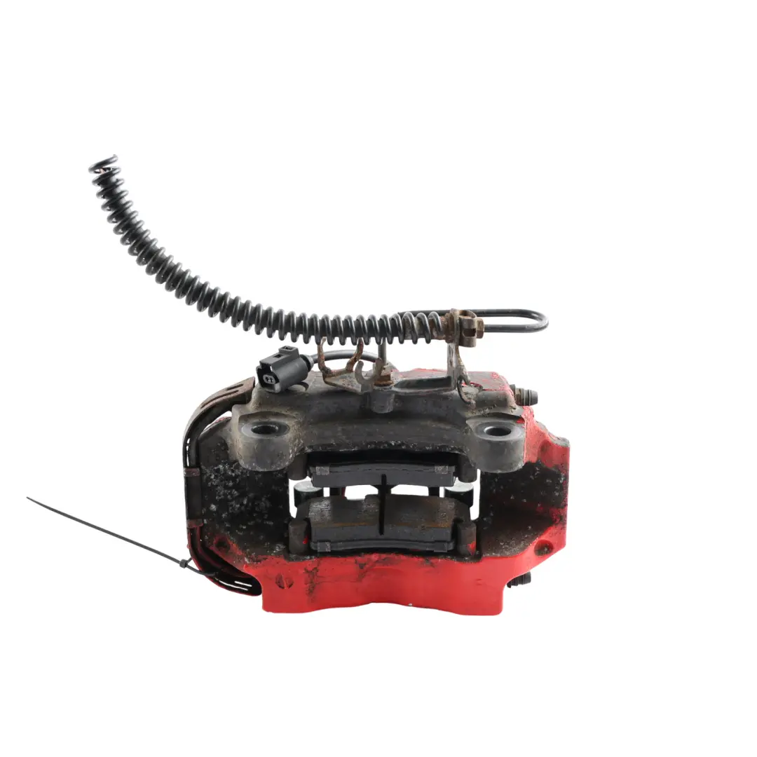 Audi Q7 4L Brake Caliper Housing Brembo Red Rear Right O/S 350x34mm - SKU 7L6615424L-2 - Part number 7L6615424L