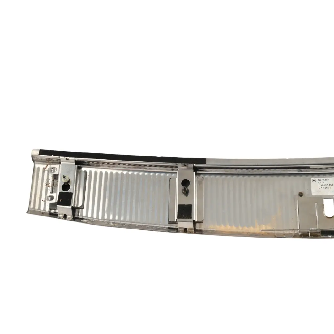 7L Rear Trunk Boot Load Trim Lock Cover Strip Panel to Volkswagen Touareg with Part number 7L6863459 Volkswagen Touareg 7L Rear Trunk Boot Load Trim Lock Cover Strip Panel - SKU 7L6863459 - Part number 7L6863459
