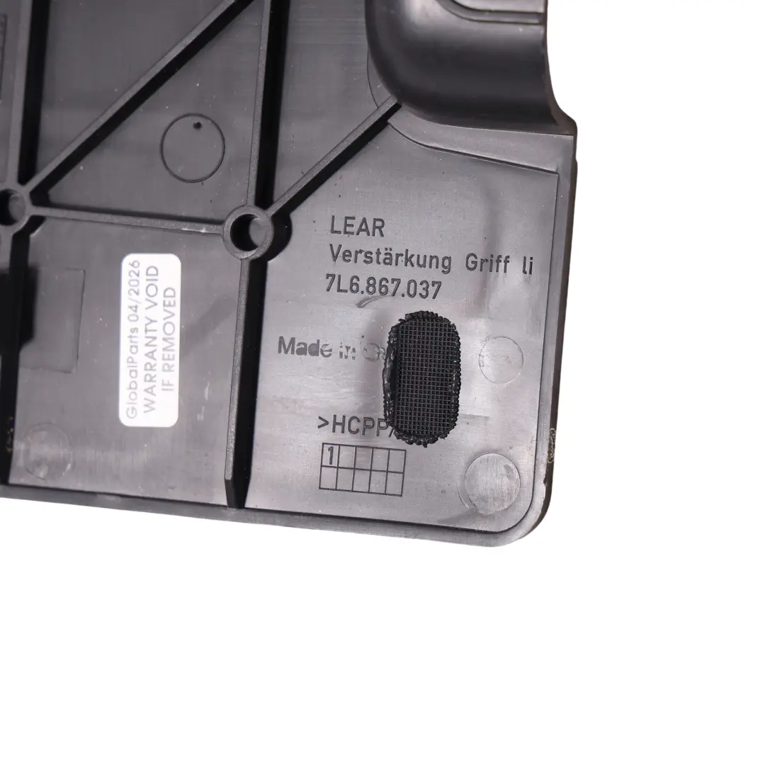 Volkswagen Touareg 7L Boot Storage Compartment Door Left N/S Black - SKU 7L6867037 - Part number 7L6867037