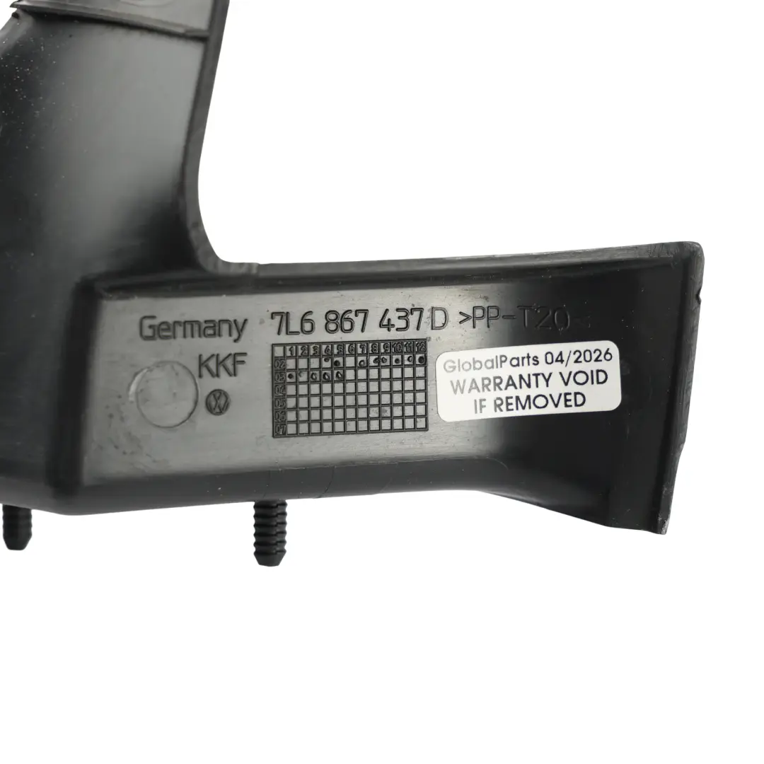 Volkswagen Touareg 7L Tailgate Trunk Lid Hinge Cover Trim Left N/S - SKU 7L6867437D - Part number 7L6867437D