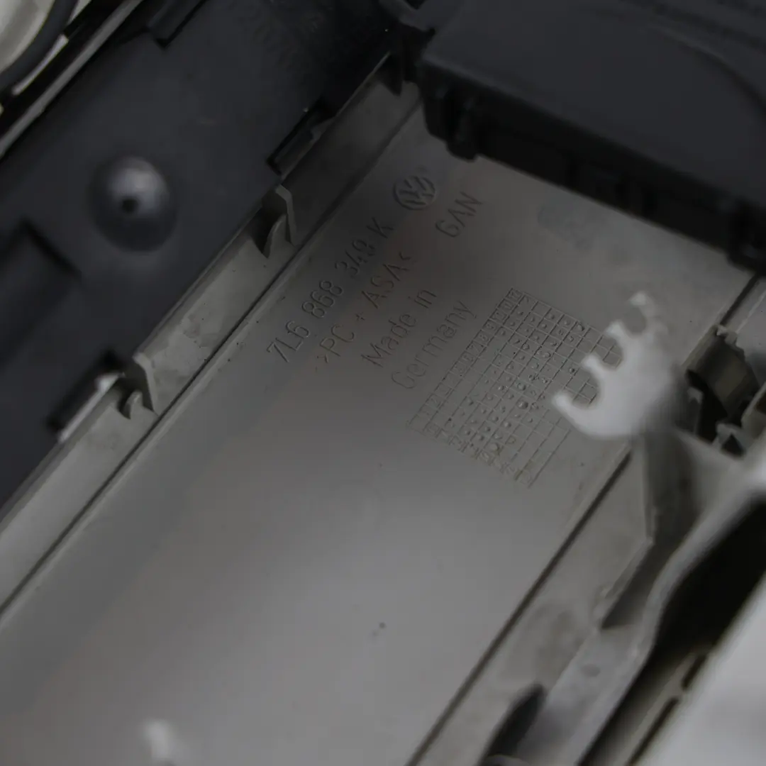 VW Touareg 7L Roof Headliner Light Surround Cover Panel Button Centre - SKU 7L6868349K-1 - Part number 7L6868349K