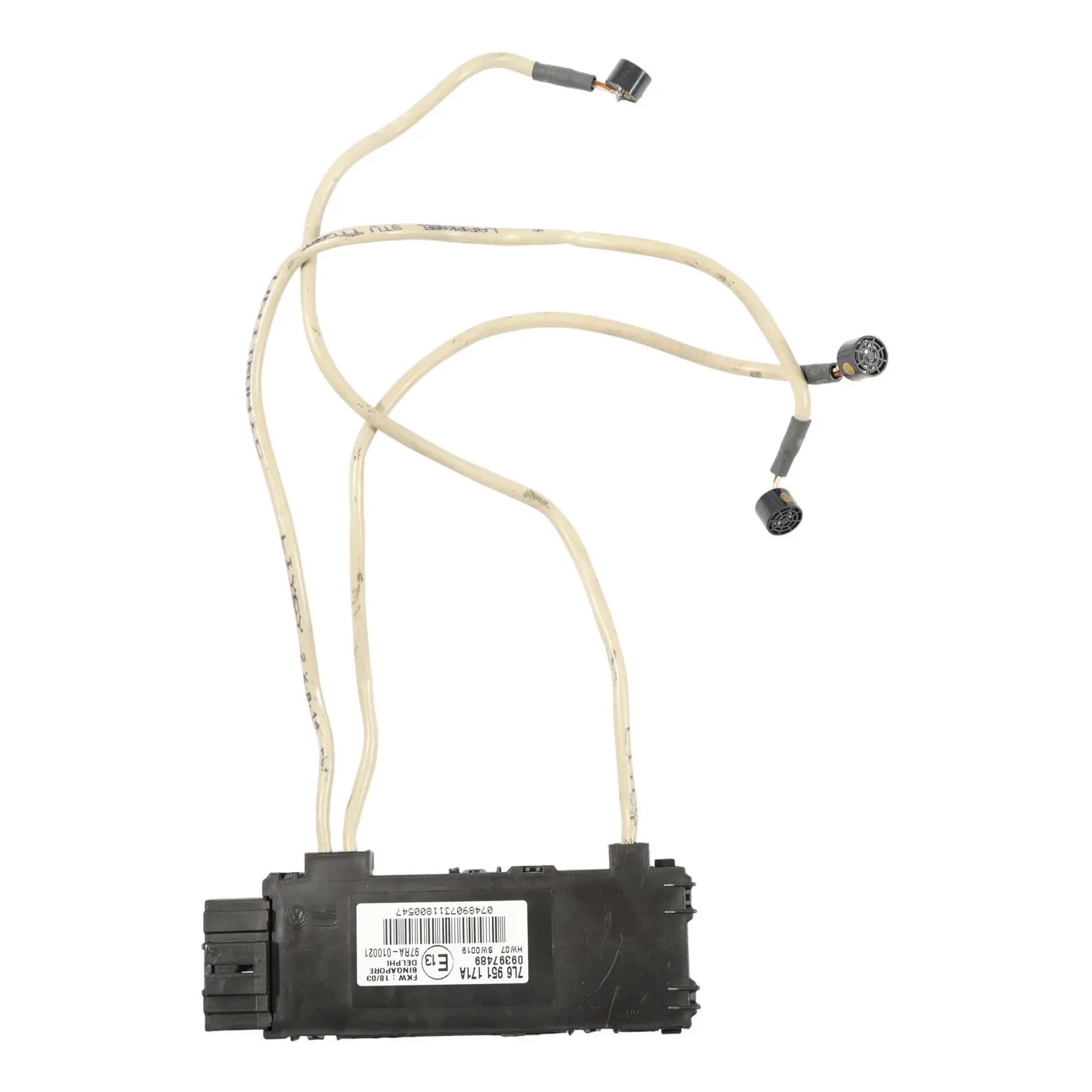 Volkswagen Touareg 7L Sensore Monitor Allarme Ultrasonico Centralina 7L6951171A