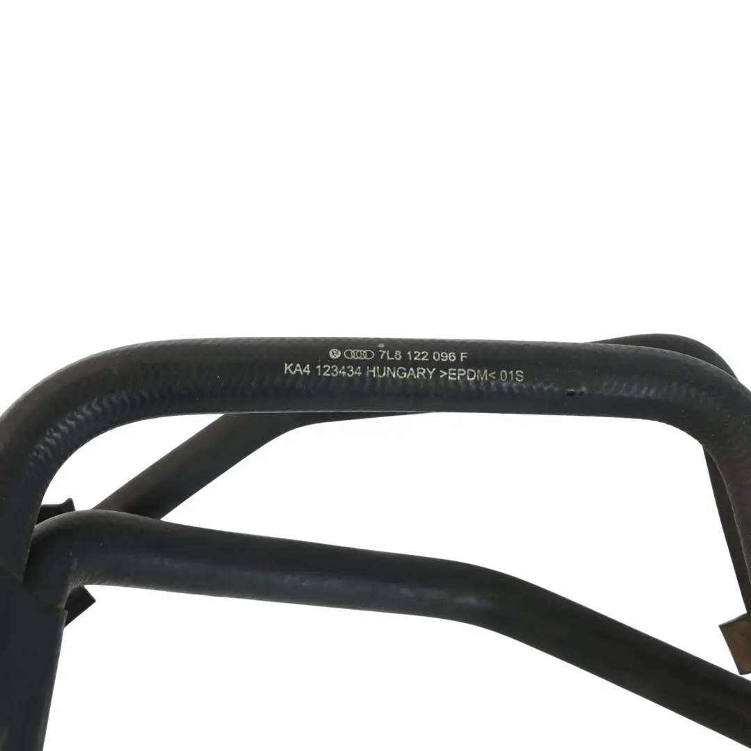 Coolant Hose Pipe Line Tube to Audi Q7 4L Engine with Part number 7L8122096F Audi Q7 4L Engine Coolant Hose Pipe Line Tube - SKU 7L8122096F - Part number 7L8122096F