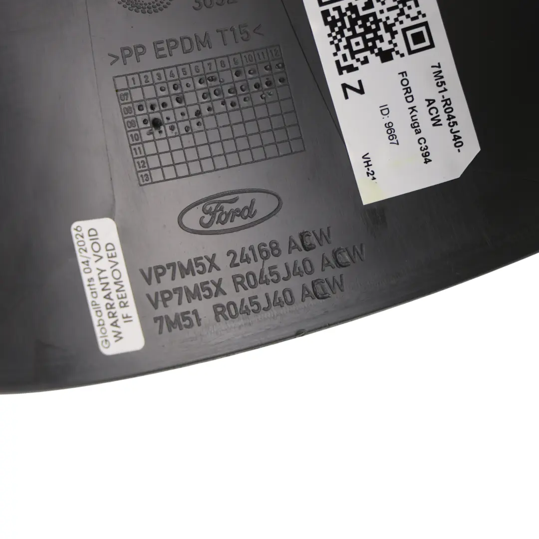 Ford Kuga Mk1 Centre Console Cover Trim Panel - SKU 7M51-R045J40-ACW - Part number 7M51-R045J40-ACW