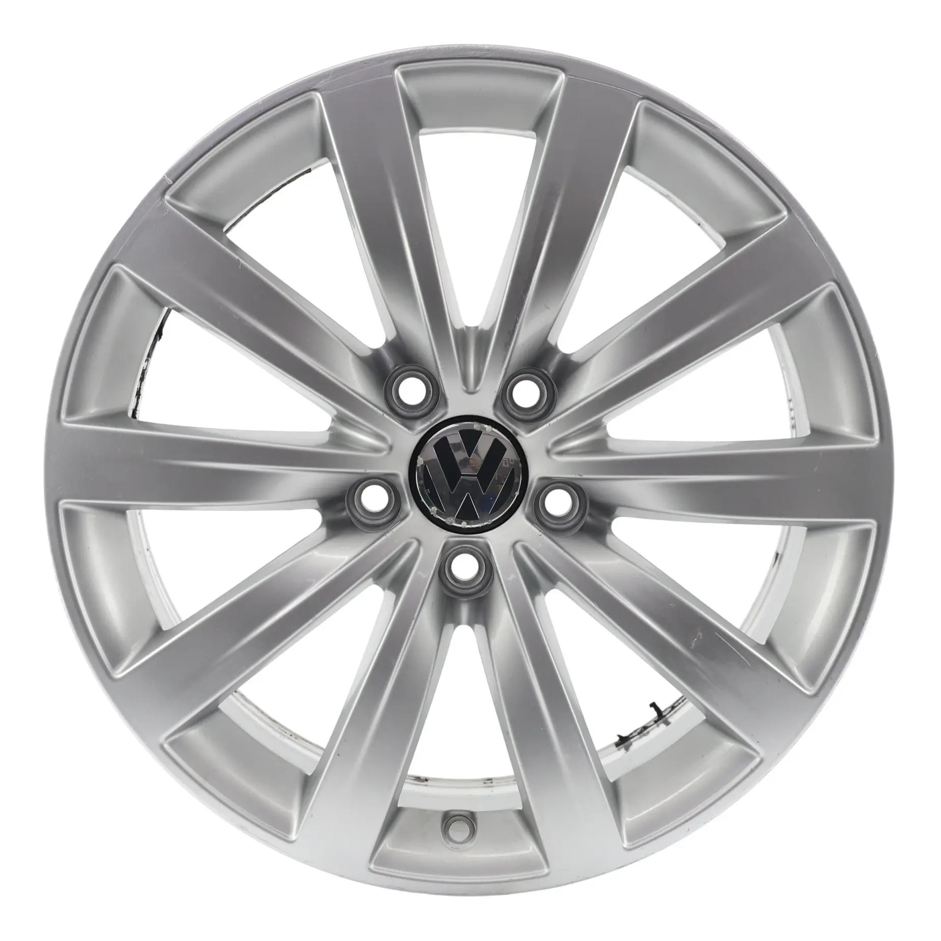 VW Volkswagen Sharan 7N Alloy Wheel Silver 17" 7J ET39 5X112 7N0601025C