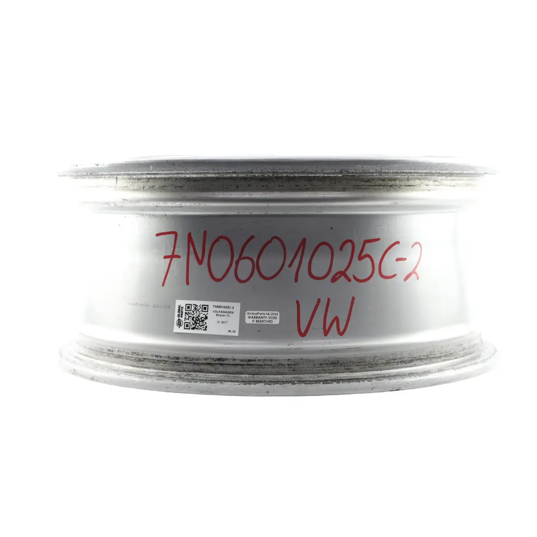 Volkswagen Sharan 7N Llanta Aleación Plata 17" 7J ET39 5X112 - SKU 7N0601025C-2 - Número de pieza 7N0601025C