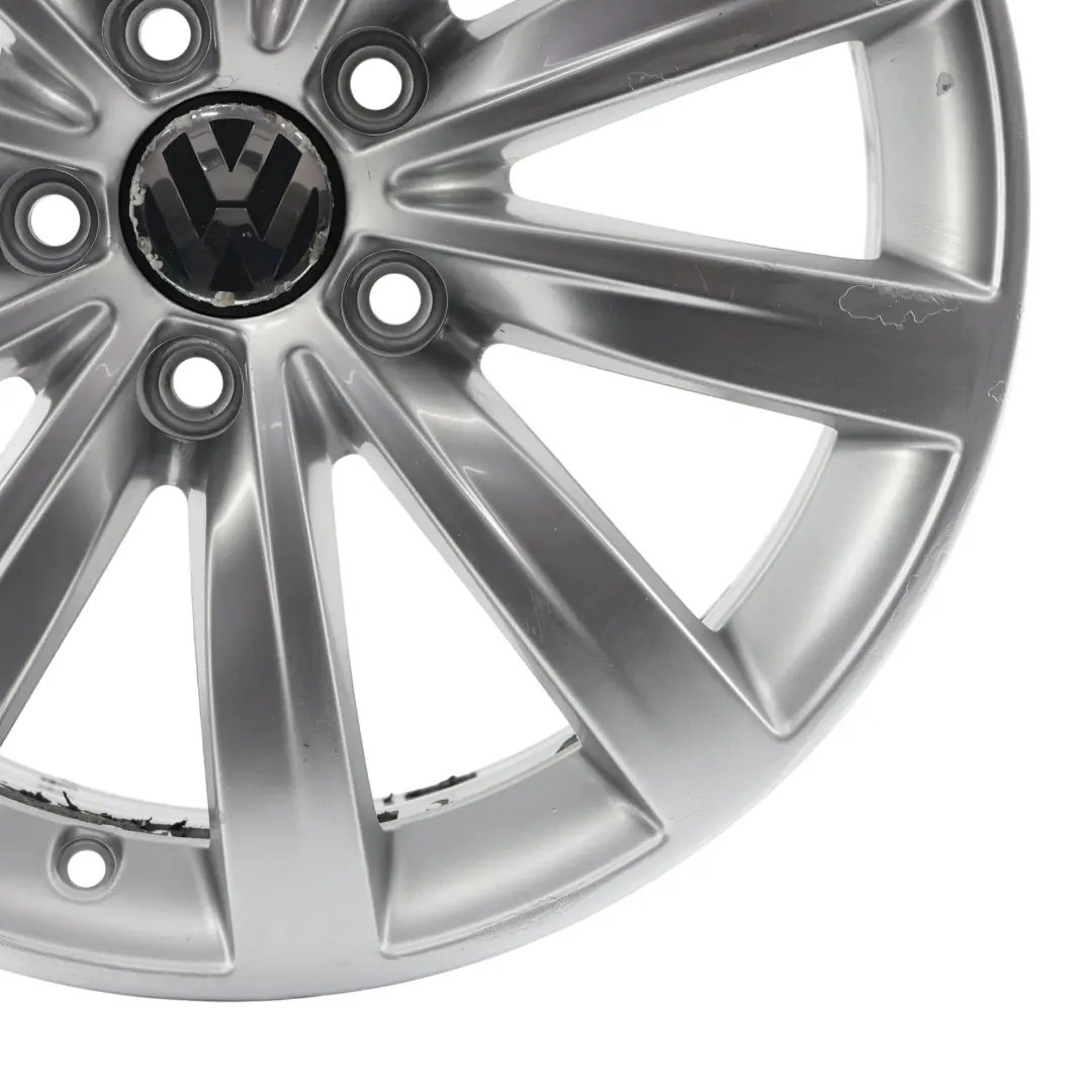 Volkswagen Sharan 7N Felga Aluminiowa Srebrna 17" 7J ET39 5X112 - SKU 7N0601025C-2 - Numer Części 7N0601025C