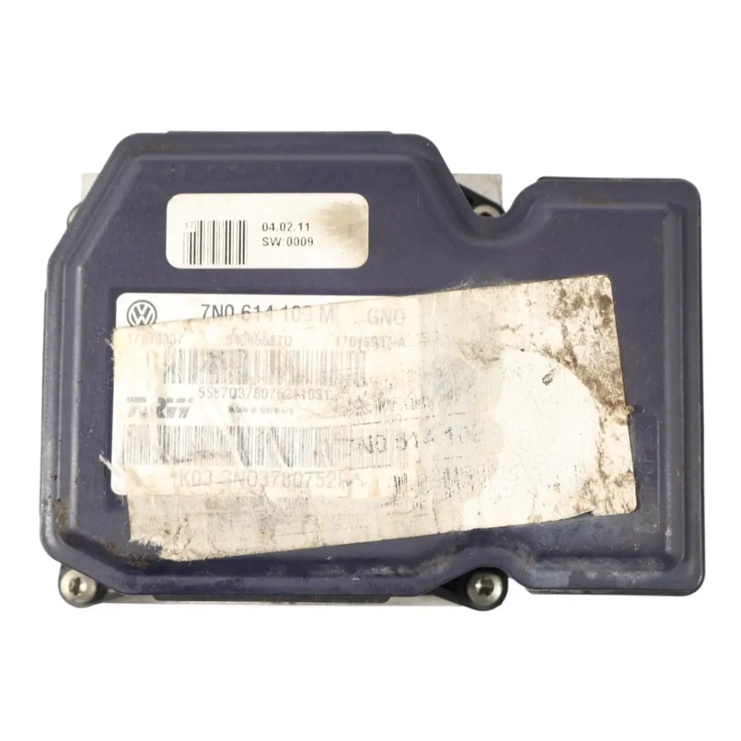 Volkswagen Sharan 7N ABS Pumpe Hydraulik Modulator Modul Einheit - SKU 7N0614109M - Teilenummer 7N0614109M