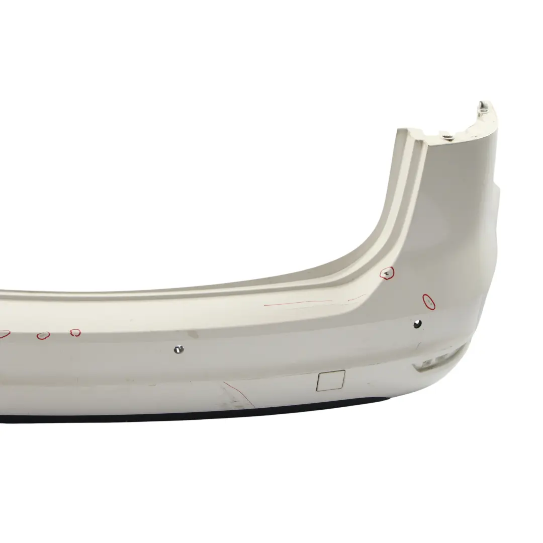 Volkswagen VW Sharan 7N Rear Bumper Trim Panel Cover Candy White - B9A - SKU 7N0807421C-CAN - Part number 7N0807421C