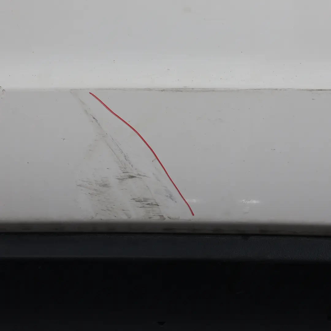 Volkswagen VW Sharan 7N Rear Bumper Trim Panel Cover Candy White - B9A - SKU 7N0807421C-CAN - Part number 7N0807421C