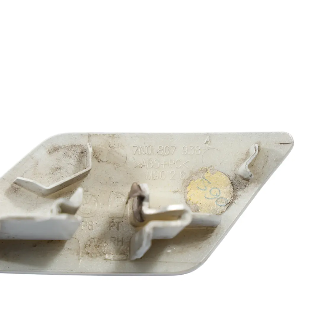 Volkswagen Sharan 7N Copri Lavavetro Faro Destro Bianco Candy B9A F9E - SKU 7N0807938A-CAN - Numero di parte 7N0807938A