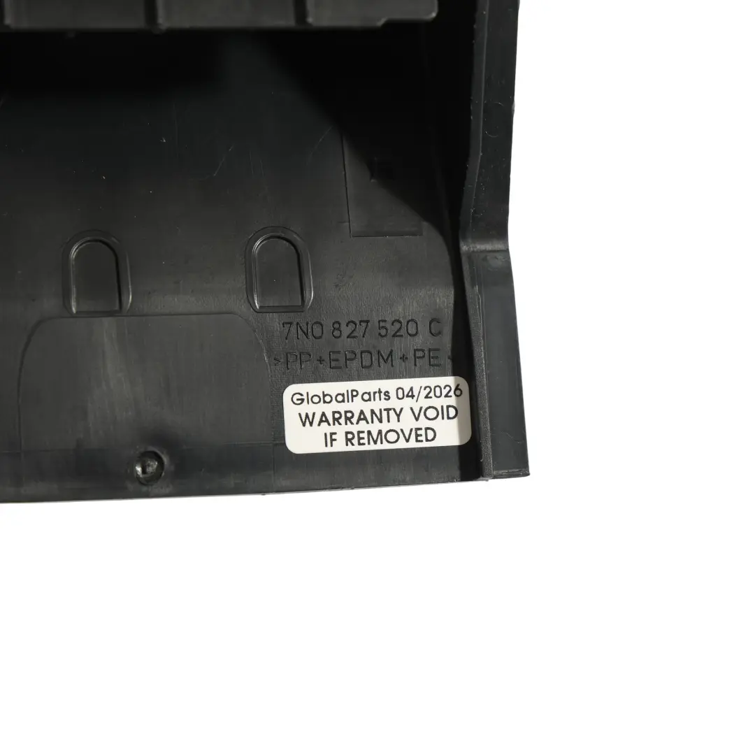 Volkswagen VW Sharan 7N Rear Tailgate Boot Lock Surround Cover - SKU 7N0827520C - Part number 7N0827520C