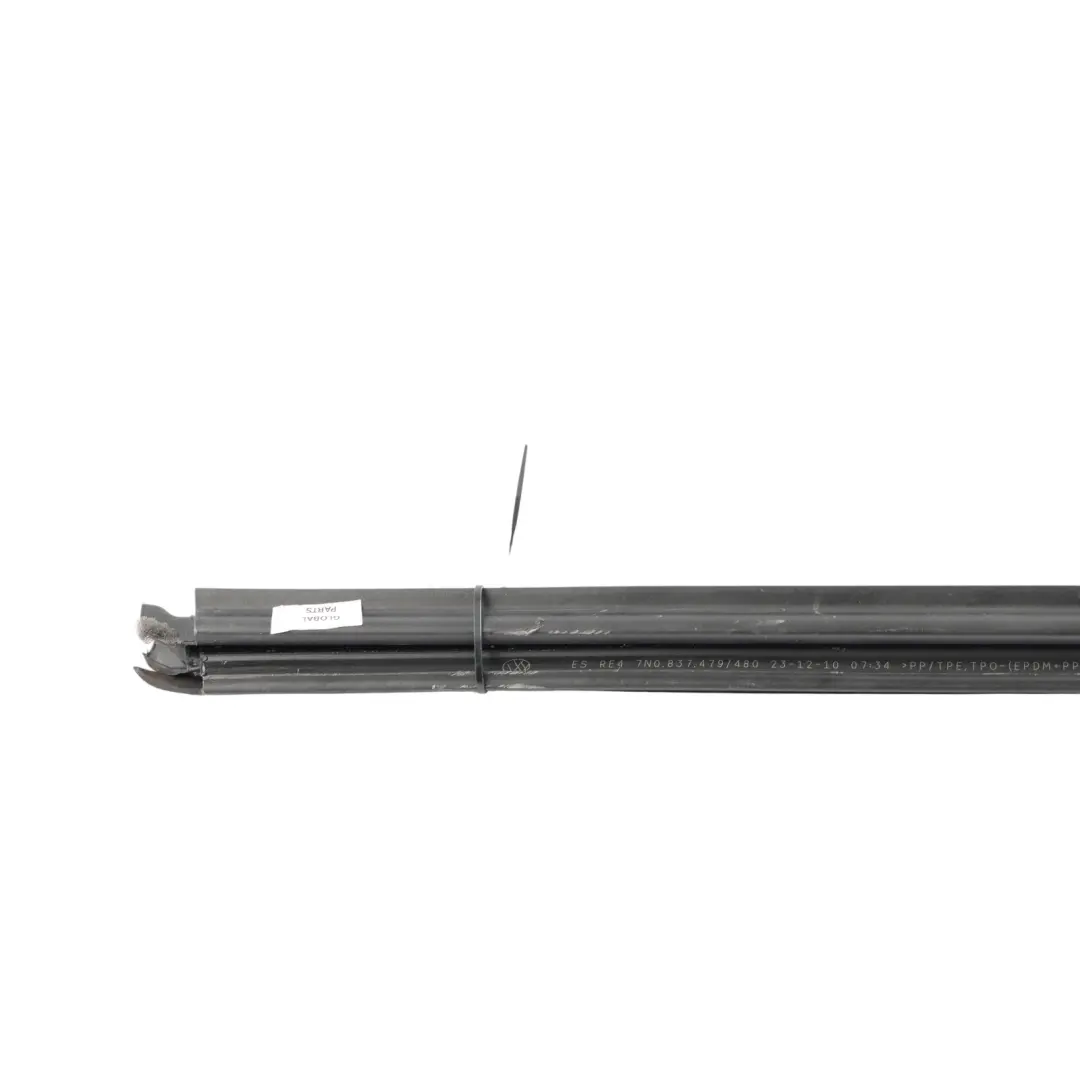 VW Volkswagen Sharan 7N Front Door Inner Weatherstrip Seal Right O/S - SKU 7N0837480B - Part number 7N0837480B