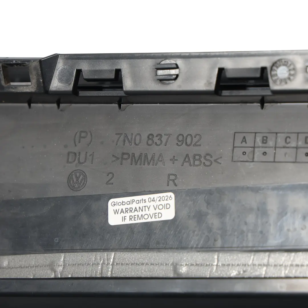 7N Tür B-Säule Verkleidung Schwarz Vorne Rechts für Volkswagen Sharan mit Teilenummer 7N0837902D Volkswagen Sharan 7N Tür B-Säule Verkleidung Schwarz Vorne Rechts - SKU 7N0837902D - Teilenummer 7N0837902D